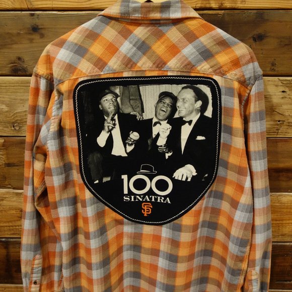 Quiksilver Other - Francisco Giants + Sinatra One-of-a-Kind Vintage Custom Quiksilver Flannel
